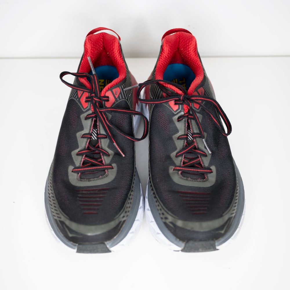 HOKA ONE ONE Bondi 5 Neutral Black/Formula One Mesh Running Shoes - Picture 3 of 7